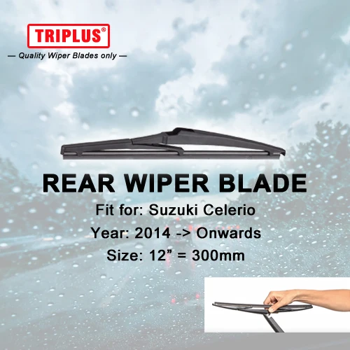 

Rear Wiper Blade for Suzuki Celerio (2014-Onwards) 1pc 12" 300mm,Car Rear Windscreen Wipers,Back Window Windshield Wiper Blades