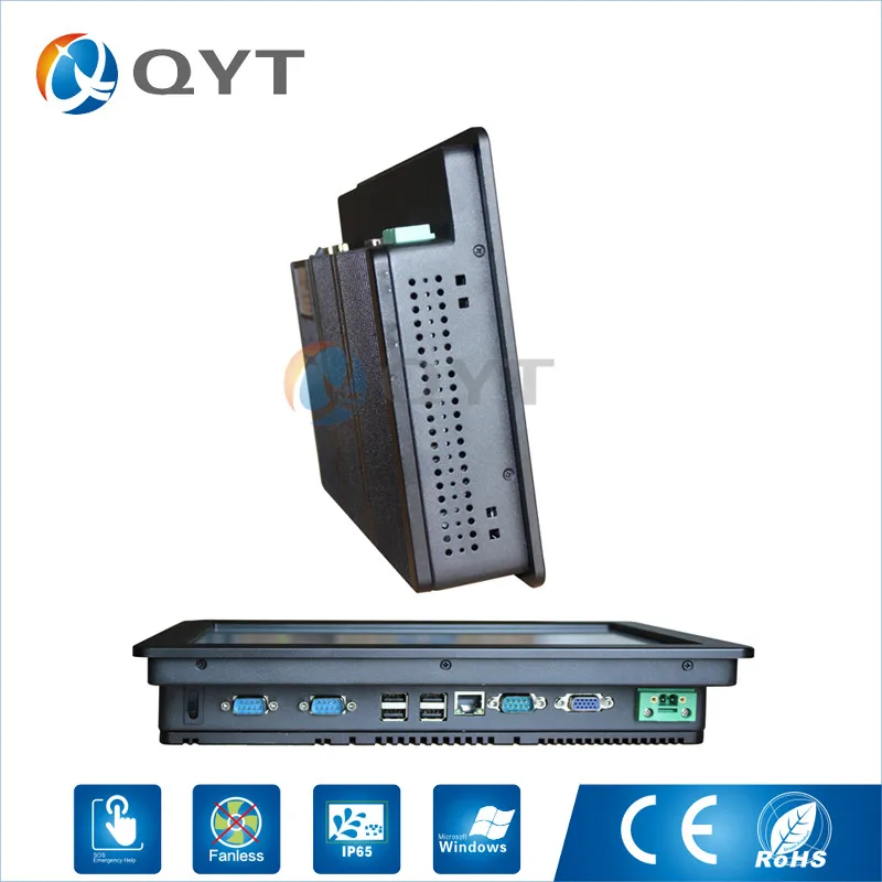 Fanless 11 6 All In One PC Touch Screen Low power consumption Inter N2800 1 6GHz