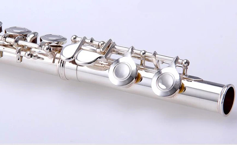 16 отверстий C клавишная флейта китайская Дизи Музыкальные инструменты Профессиональная Flauta Travesera деревянный ветер Серебряная флейта белая медь Dizi