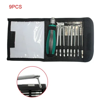 

9pcs Precision Screwdriver Set Slotted Bit with Magnetic Multitool Home Appliances Repair Hand Tools HVR88