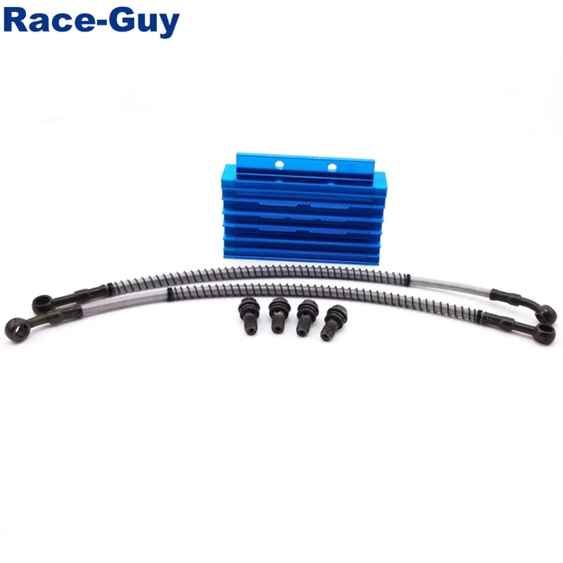 TC-Motor Gold CNC Aluminum Oil Cooler For Chinese Pit Dirt Motor Bike Trail Motorcycle 125cc 140cc 150cc 
