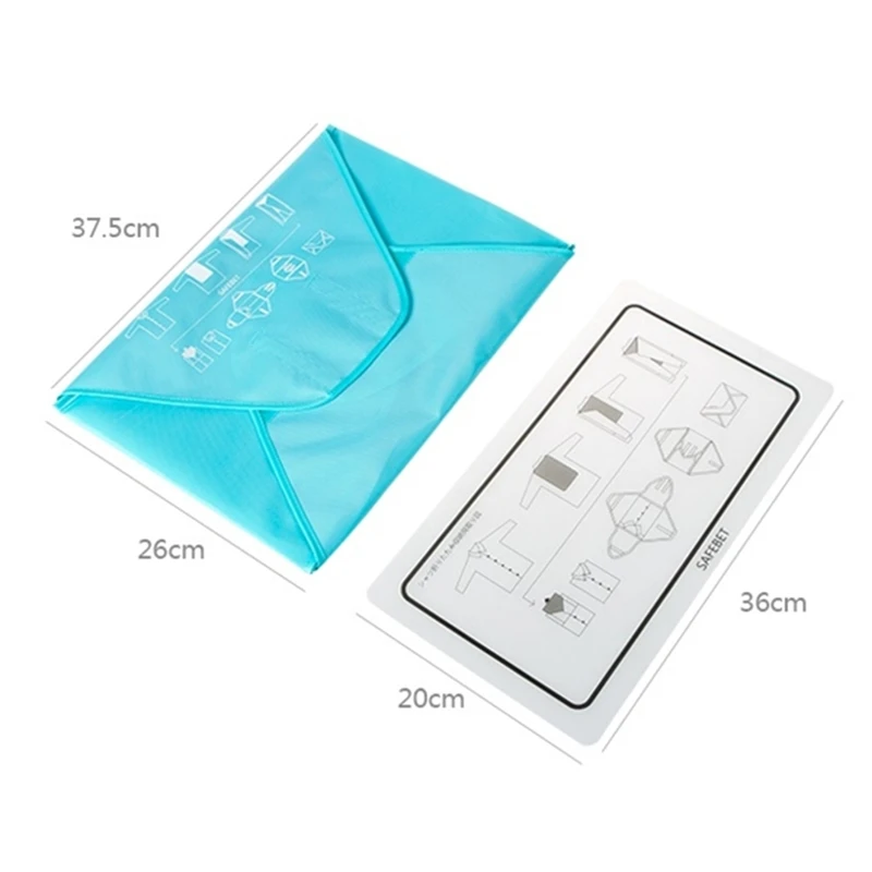 مكعبات التعبئة للسفر حجرة منظم أكسفورد الملابس قميص السراويل الملابس تجعد مقاومة حقيبة التخزين التشطيب اكسسوارات