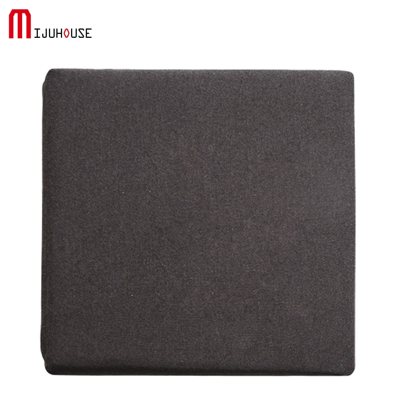 

Square Solid Color Latex Seat Cushion Slow Rebound Memory Sit Seat Lumbar Office Chair Seat Cushions Bolster Buttocks Tie On Pad