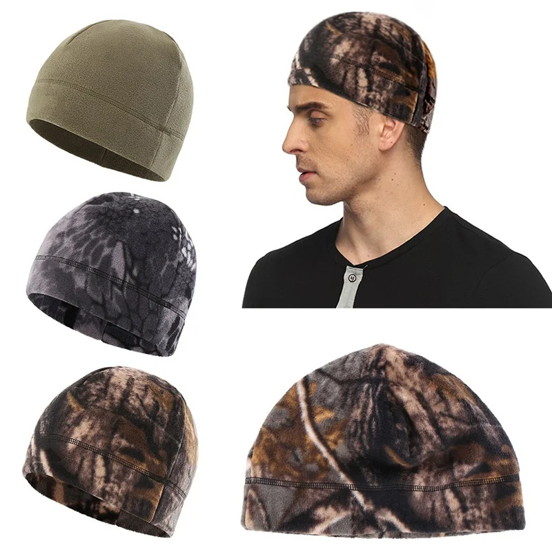 

Outdoor Fleece Hat Men Women Camping Hiking Caps Warm Windproof Autumn Winter Caps Fishing Cycling Hunting Military Tactical Cap