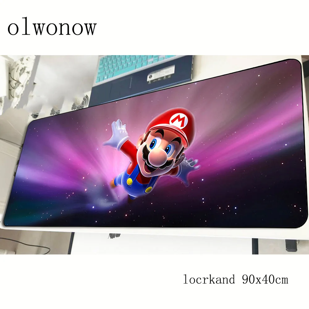 Коврик для мыши Mario 90x40 см гелевый игровой коврик геймер игра под заказ