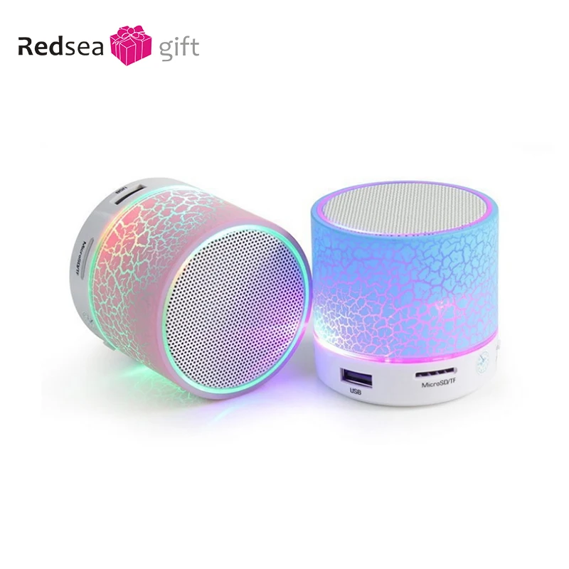 

Redseagift BP05 Bluetooth Speaker Mini Wireless Loudspeaker Crack LED TF USB Subwoofer bluetooth Speakers mp3 stereo audio music
