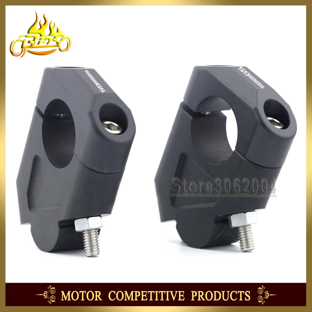 

Handlebar Riser Handle Bar Clamp Extend Adapter For BMW R1200GS LC GS 2013-2017 R1200 Adventure 2014-2017 WITH LOGO Motorcycle