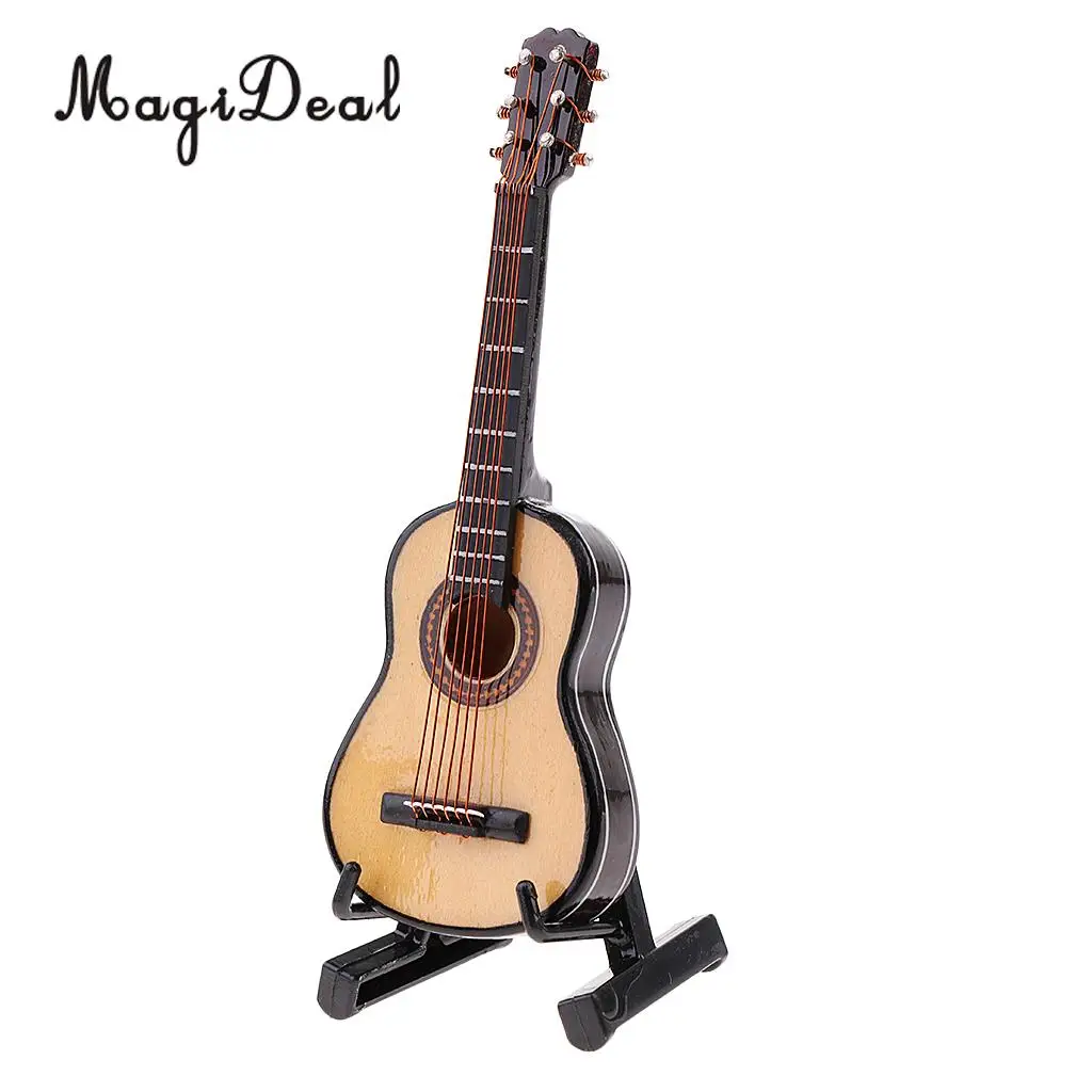 MagiDeal 1/6 Scale Handmade Classic Guitar Model Instrument for 12 Inch Action Figure Doll Toys Soldier Model DIY Accessories
