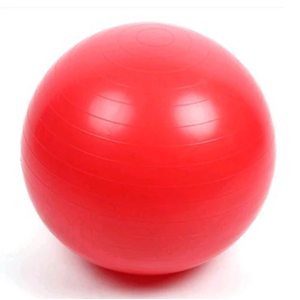 65 см 5 цветов йога мяч Здоровье Баланс Пилатес фитнес, тренажерный зал дома упражнения Спорт с воздушным насосом - Цвет: Красный