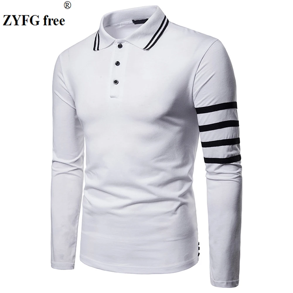 

Fashion brand ment t shirts slim fit t-shirts Tees long-sleeved solid color t-shirts simple wind youth vitality male 2019
