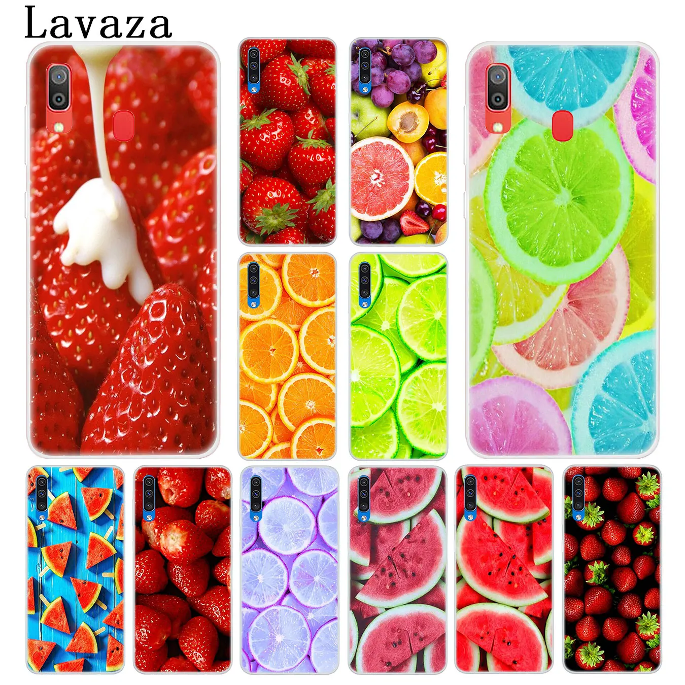 

Lavaza Strawberry orange watermelon Fruits Hard Phone Case for Samsung Galaxy M40 M30 M20 M10 A10 A20 A30 A40 A50 A60 A70 Cover