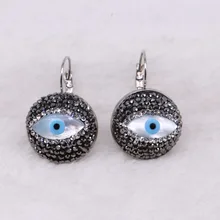 Круглые серьги, серьги в виде глаз, в форме капель, смешанные цвета, серьги друзы, опт, ювелирное изделие с драгоценным камнем, ювелирное изделие для женщин 3342