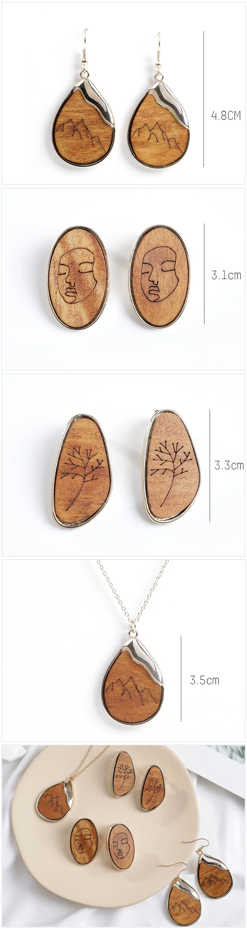 Wood-Earrings