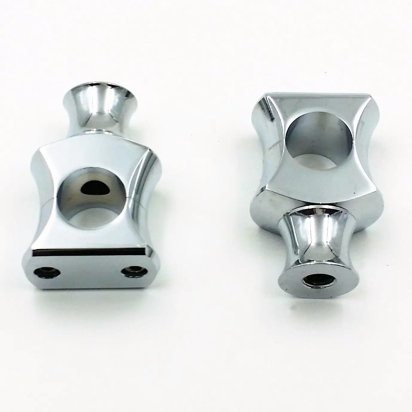 Chrome " 25 мм образного руля для Harley Honda Kawasaki Suzuki Cruiser Винтаж