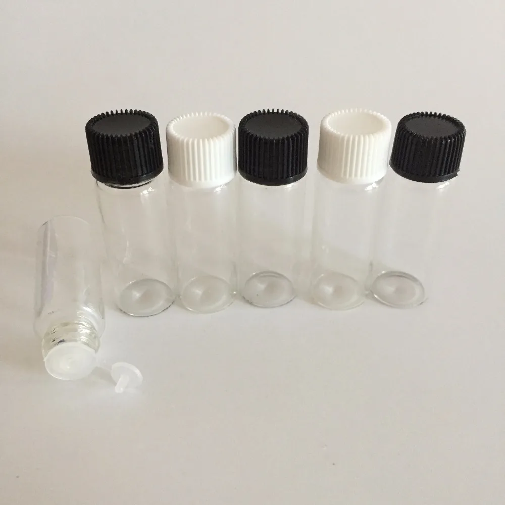 

30pcs/lot5ml Transparent Glass Dropper Bottle Empty Protable Sample Vial Refillable Essential Oil Jar Makeup Tools