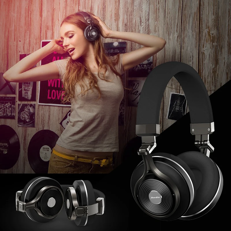 2017 Real Earphone Bluedio T3+/T3 Plus Original Bl...