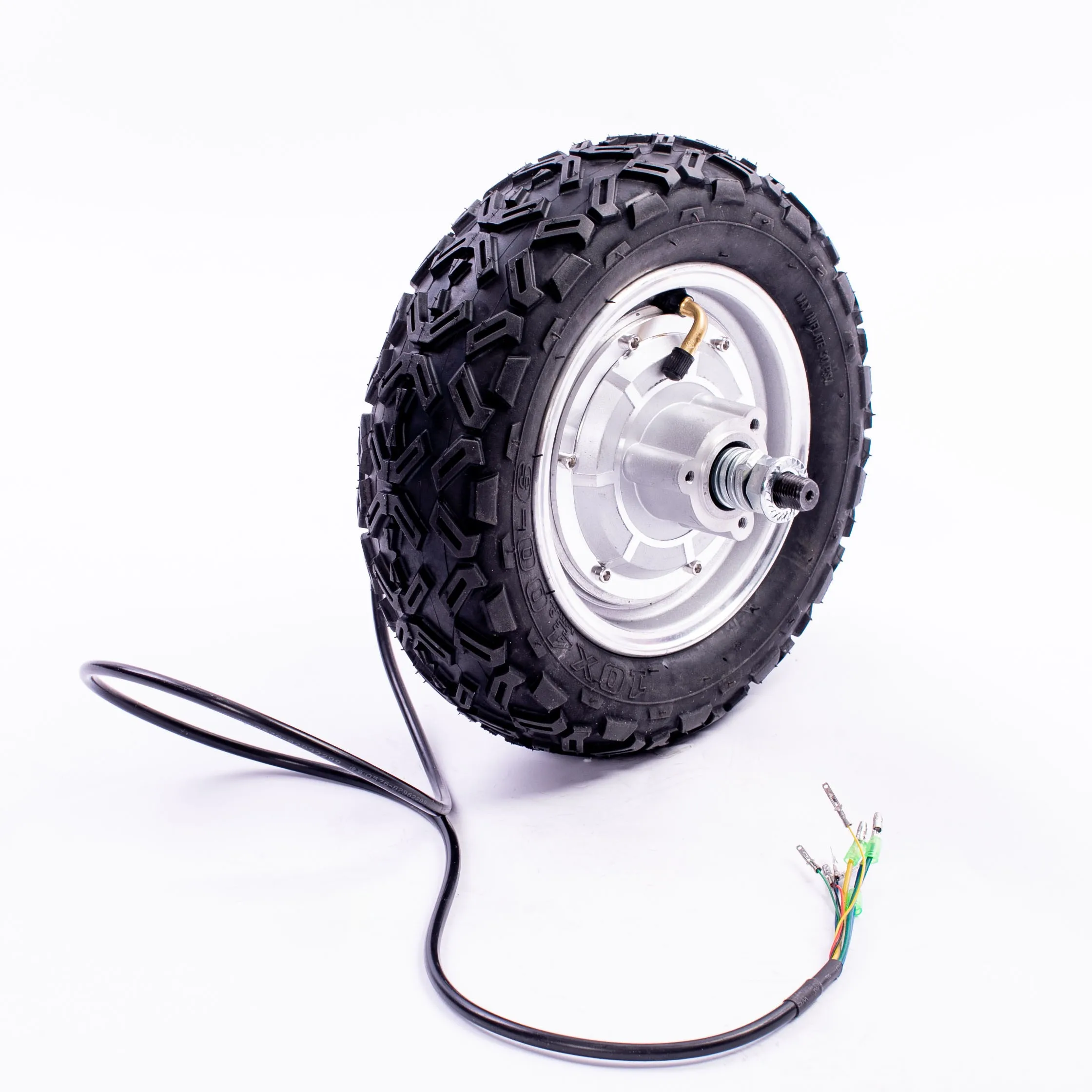 Top Hub Motor 24v 36v 350w 500w 800w 10" Electric Buggy Robot Trolly Double Drive Dual Drive Hub Motor Wheel Kit 10" Scooter DIY Kit 2