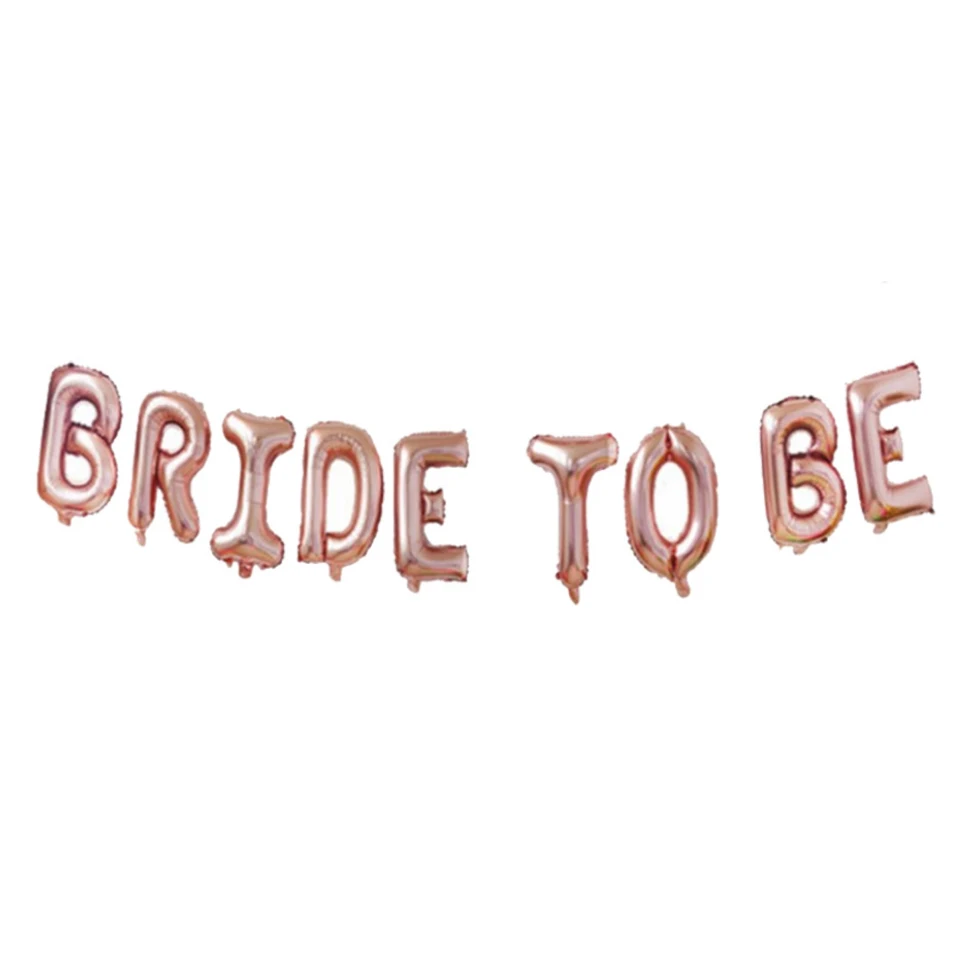 Tronzo розовое золото Miss To Mrs надпись шарики для свадебного украшения буквы Bride to be