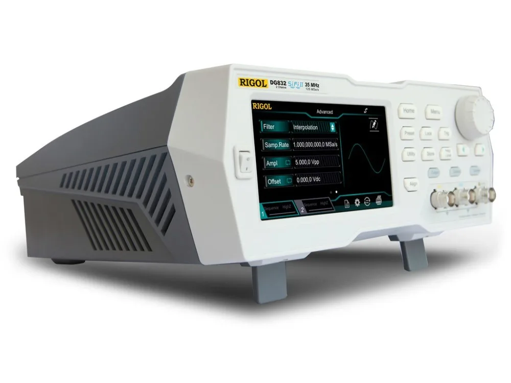 Rigol DG832 35 МГц функция/генератор произвольных сигналов 2 канальный 4 3 &quotTFT цветной