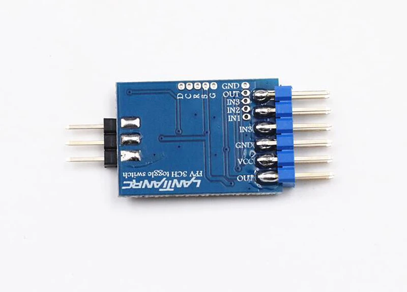 

1PC 3 Channels Video Switcher Module 3 Way Video Switch Unit Module Electronic Video Switch Board Remote Control For FPV Camera