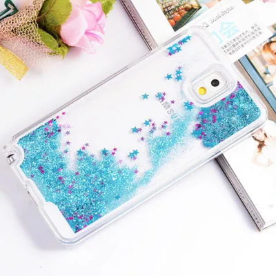 2016 новый роскошный блеск жидкие песок плывун звезда чехол для Samsung Galaxy Note3