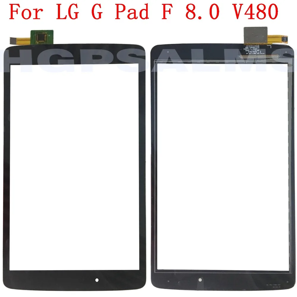 Для LG G Pad F 8 0 V480 V490 Сенсорный экран планшета Стекло Панель Замена Черный |
