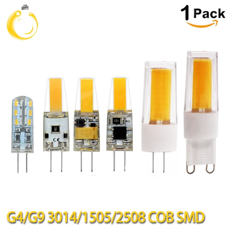 MUFAVA 2016 мини bombilas Светодиодная лампа G4 G9 SMD3014 2508 COB 3 Вт 6 9 лампа|g9 bulb|g4 g9bombillas led |