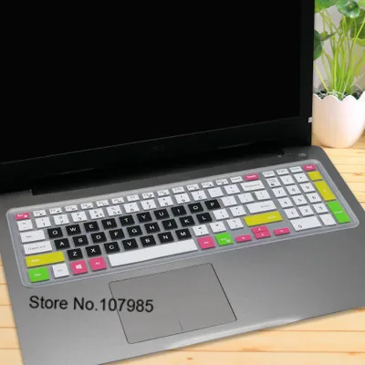 15 дюймовая Защитная крышка для клавиатуры ноутбука Dell inspiron 5000 5568 15CR 15cr 4528b Vostro 3559