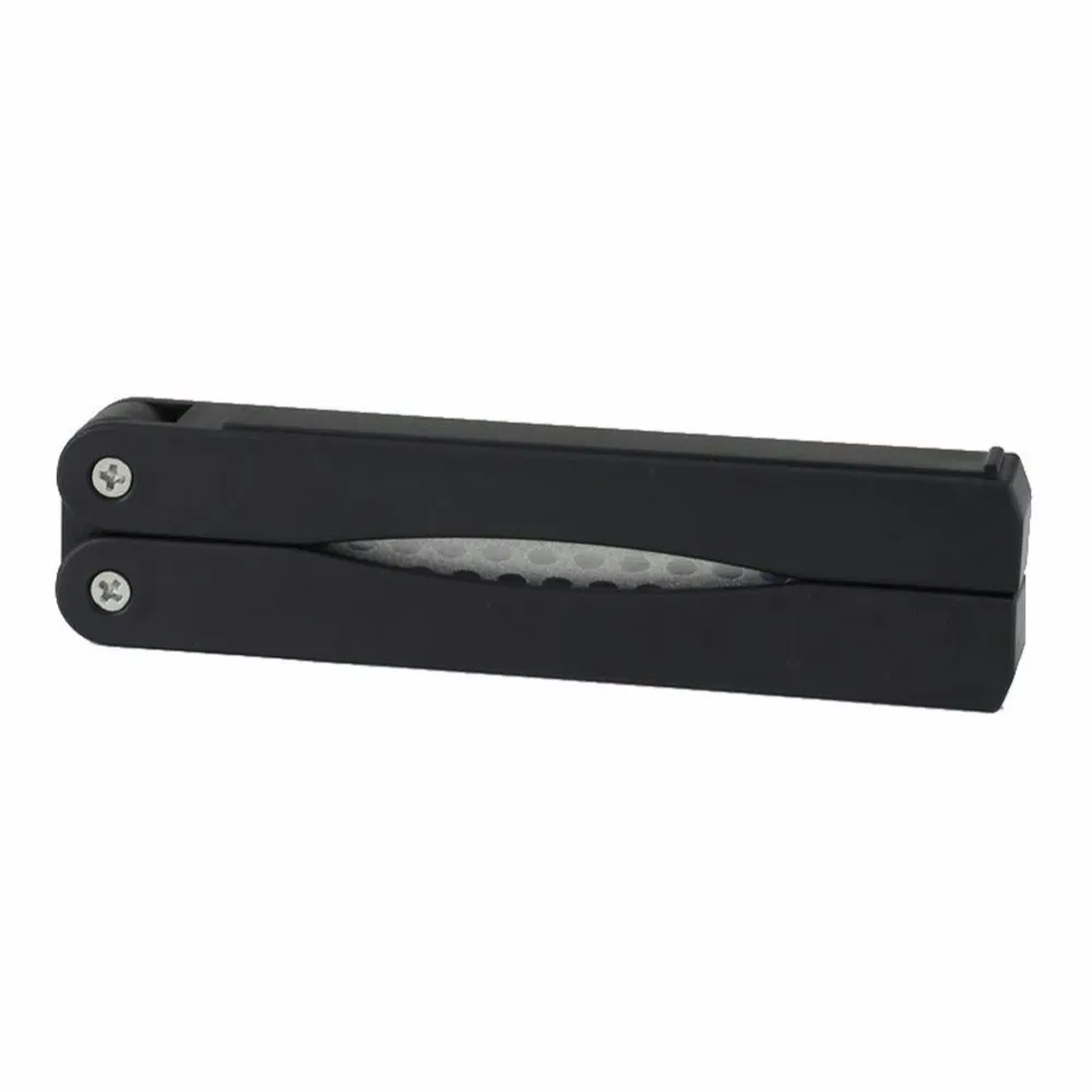 Двухсторонняя 400/600# точилка для ножей Алмазный точильный камень ножницы шлифовальный станок кухонный нож заточка точильный камень карманные инструменты