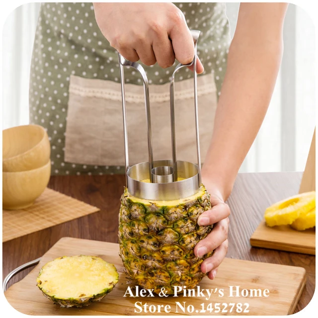 Trancheuse à fruits et ananas en acier inoxydable, nouveau Style,  éplucheur, outil de cuisine - AliExpress