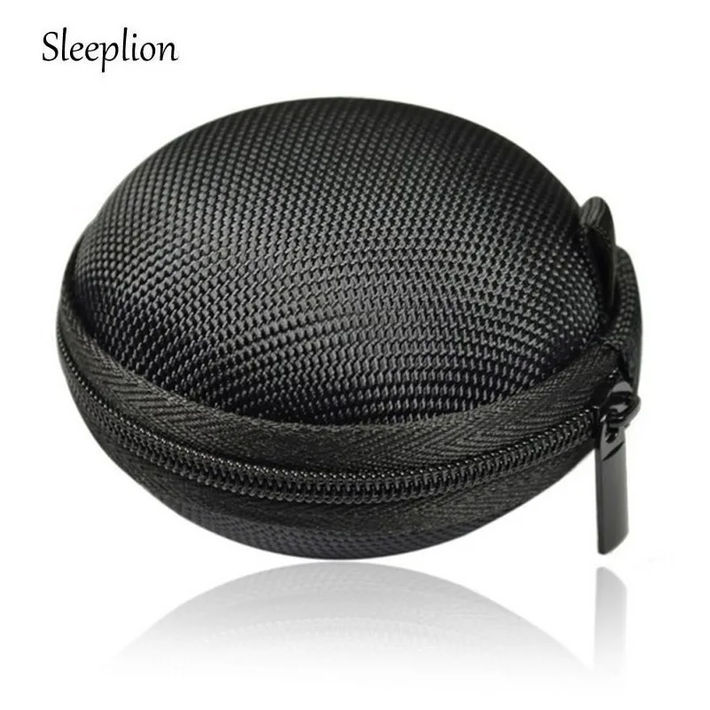 

Sleeplion Earphone Headset Earbuds Hard Hold Case with Headphone Cord Wire Clip Nip Holder Bag