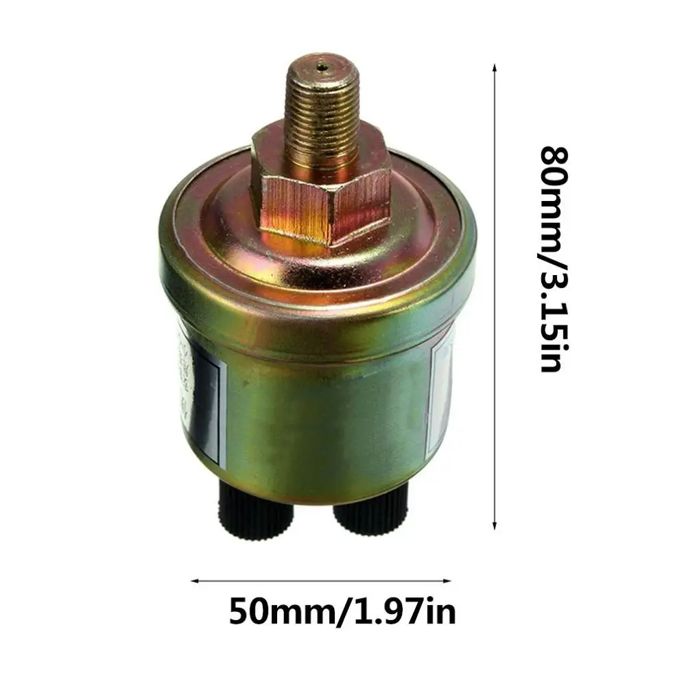 

Engine Oil Pressure Sensor Gauge Sender Switch Sending Unit 1/8 NPT 80x50mm Car Accessories