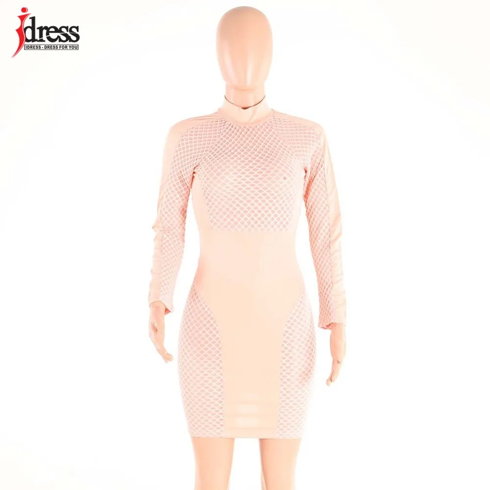 Женское бархатное платье IDress*,, облегающее Бандажное платье, черное облегающее платье, женское сексуальное платье для вечеринки с длинным рукавом