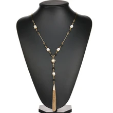 Мода длинный дизайн простой личности ожерелье «солнце» жабо бусы цепи