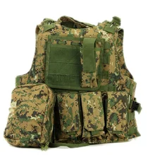 USMC страйкбол тактический жилет военный Molle боевой штурмовой плиты Перевозчик жилет охотничий открытый жилет джунгли камуфляж