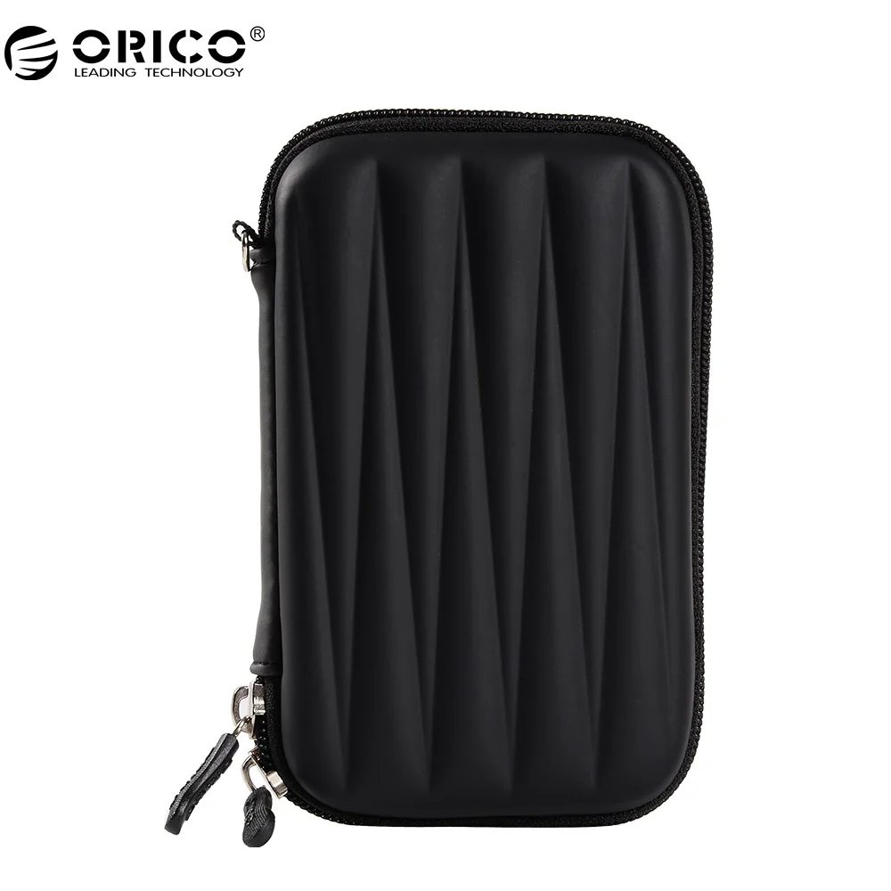 Festplatten-taschen & Koffer Ehrlich Orico Phl-25 2,5 Zoll Festplattenschutz Tasche Portable Hdd Ssd Tasche Kopfhörer Tasche Für Pc Laptop-schwarz