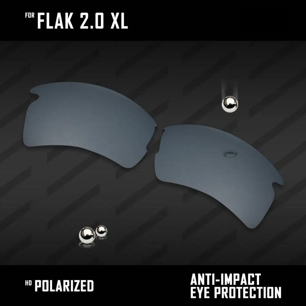 OOWLIT Lenses Replacements For Oakley Flak 2.0 XL OO9188 Sunglasses Polarized - Multi Colors OOWLIT Lenses Replacements For Oakley Flak 2.0 XL OO9188 Sunglasses Polarized - Multi Colors