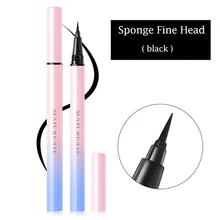 Жидкость длительного эффекта подводка для глаз Карандаш Водонепроницаемый черный макияж легко носить подводка для глаз Ручка косметика Леди инструмент красоты# Ze