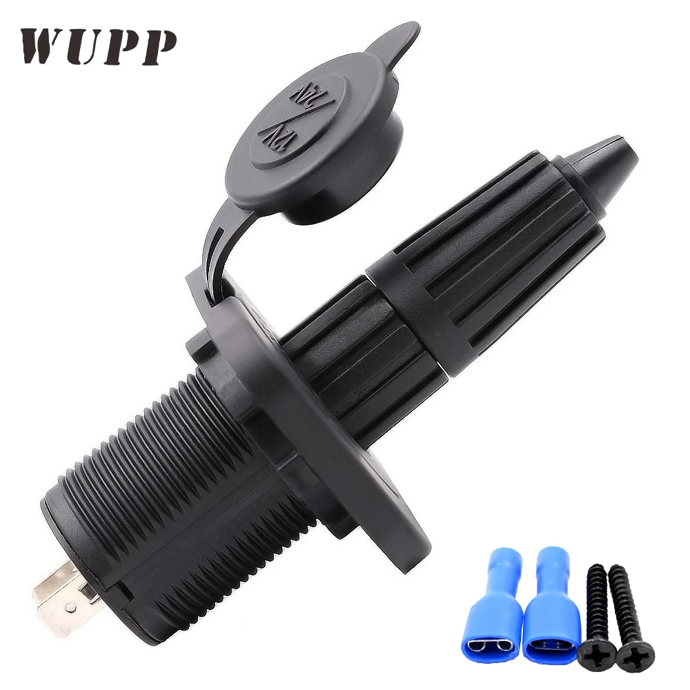 WUPP Car Cigarette Lighter Socket Plug 12V 24V Outlet Car Refrigerator
