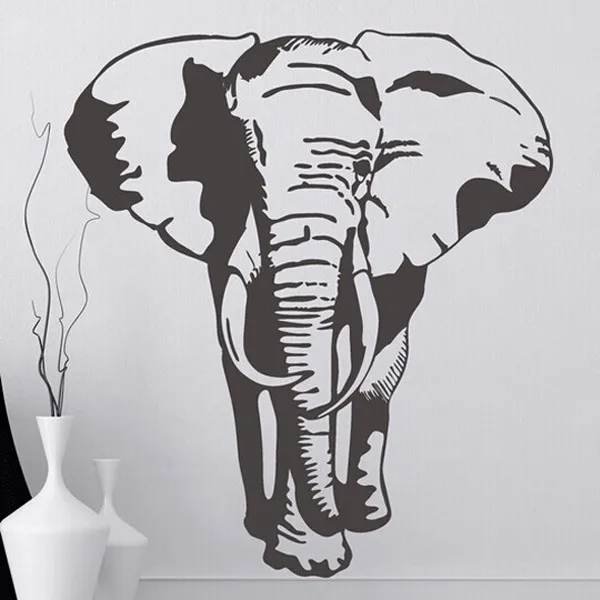 Free-mail-Brutus-Elephant-Animal-Vinyl-Wall-Decals-Multi-Colors-to-Choosen-Wall-Sticker-Home-Decoration