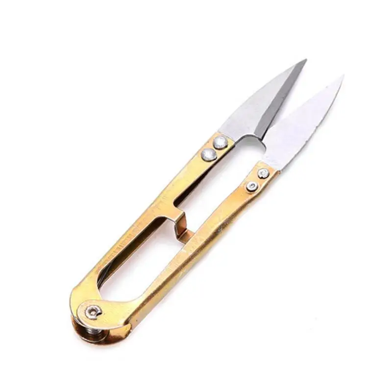

Stainless Steel U Shape Mini Scissor Portable Stitch Sewing Snip Thread Trimming Nipper Household Outdoor Fishing Line Cutter