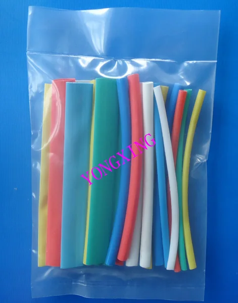 

20pcs heat shrink tubing assortment shrink ration 2:1 5 color 5 size for wire cable insulation sleeve