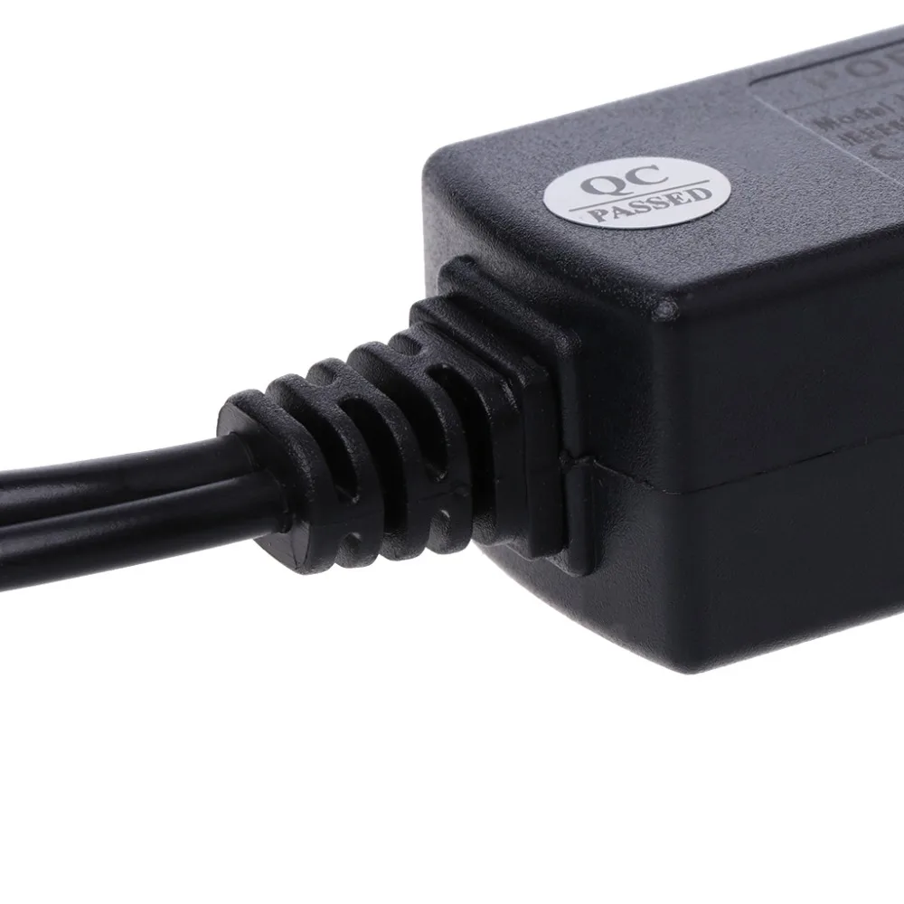 Мощность через Ethernet 48 В до 5 В 2.4A активный сплиттер POE Micro USB штекер Y КАБЕЛЬ сетевые инструменты