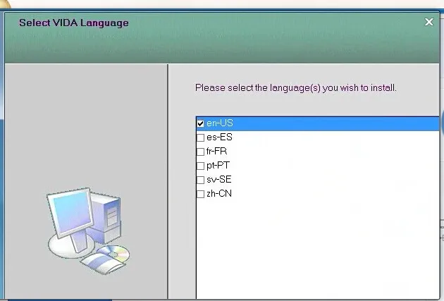 Volvo Dice 2014A languages