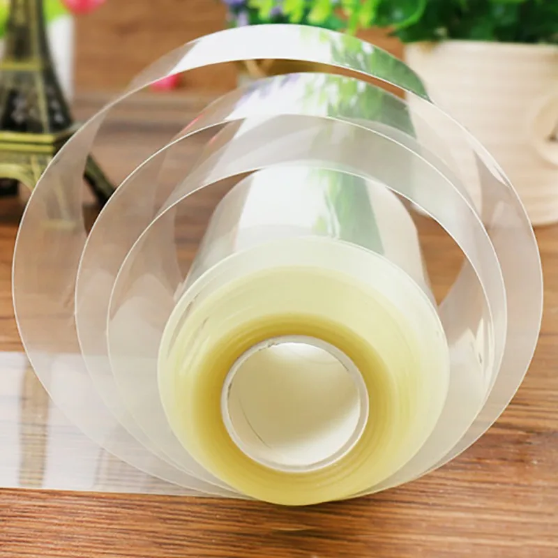 1 Roll Transparent Baking Ribbon Cake Roll Mousse Edge Wrap Neck Packaging DIY Decoration Tools