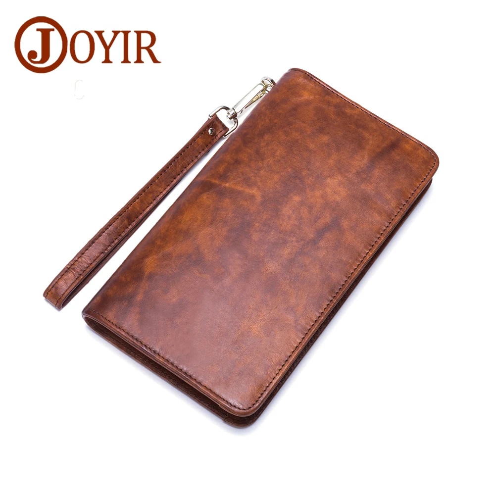 

Men Wallet Genuine Leather Business Wallet Male Men's Gift Fashion Purse Card Holder Long Clutch Wallets Men Long Clutch