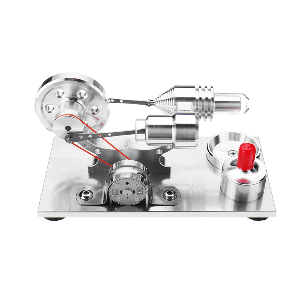 Stirling Engine Model Hot Steam Power Mechanical Work Science Education Toy School Supplies