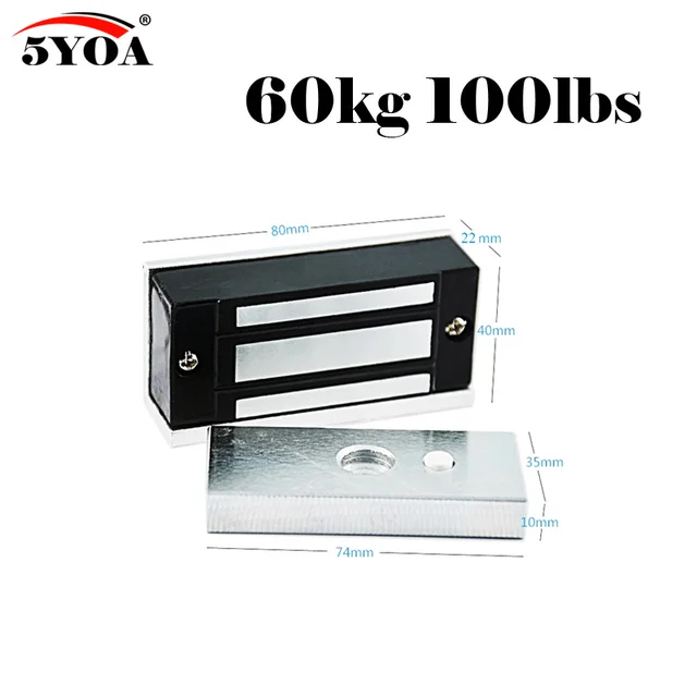 Electronic Door Lock Electric Lock Gate Opener Suction Holding