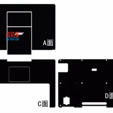 Специальные виниловые наклейки для ноутбука из углеродного волокна для ACER R7 571 571G 572 572G 15,6 дюйма