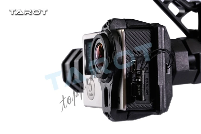 Tarot T4-3D TL3D02 Gimbal для Gopro Hero4/3+/3 Спортивная камера двойной амортизатор PTZ DIY Дрон FPV